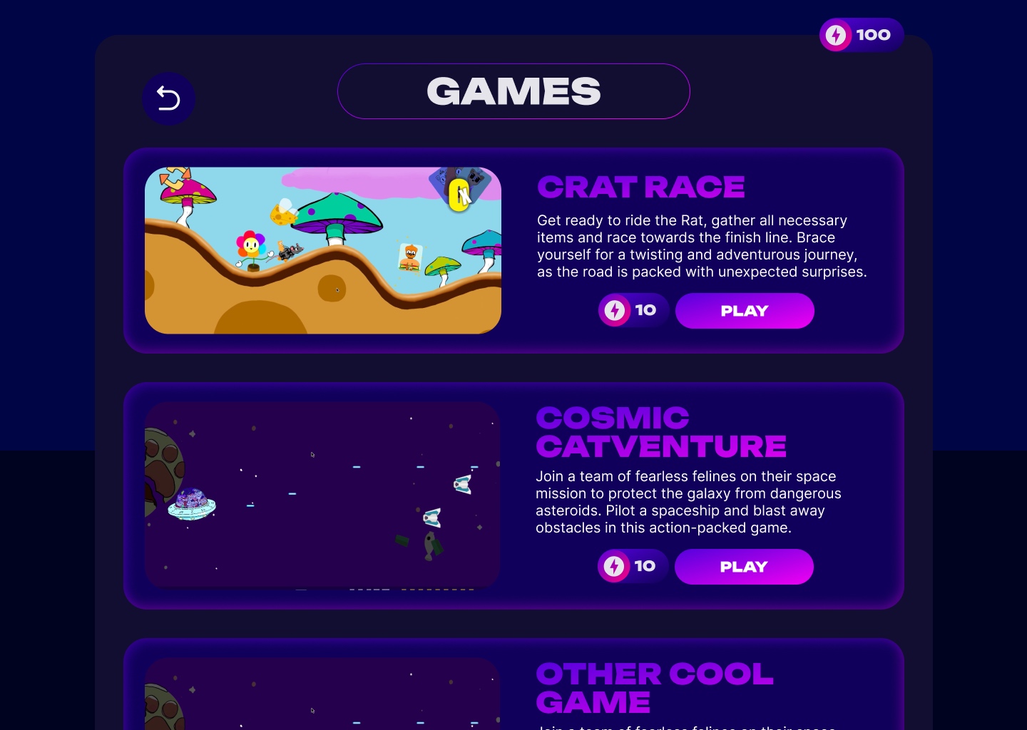 Dolia Pets marketplace grid